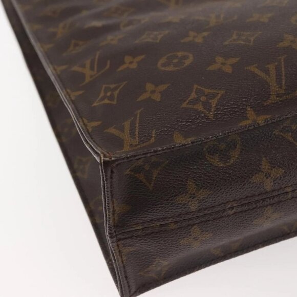LOUIS VUITTON Monogram Sac Plat Hand Bag M51140 LV Auth BA5984 - Picture 4 of 16
